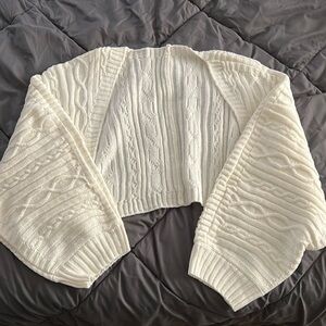 Batwing cropped cardigan